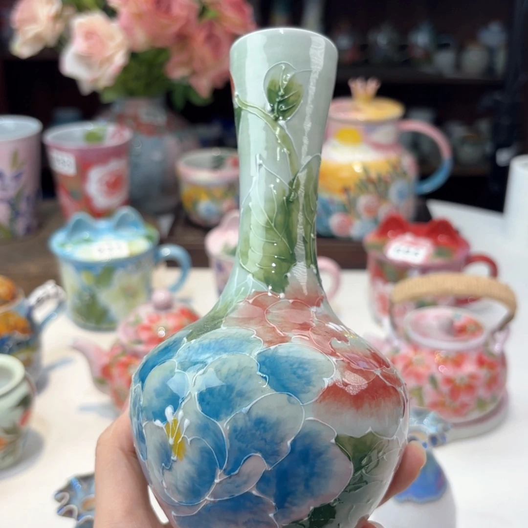 ?****?景德镇手绘高温釉下彩陶瓷茶具
