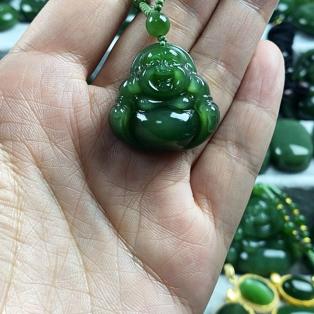 和田玉（碧玉）未镶嵌颈饰