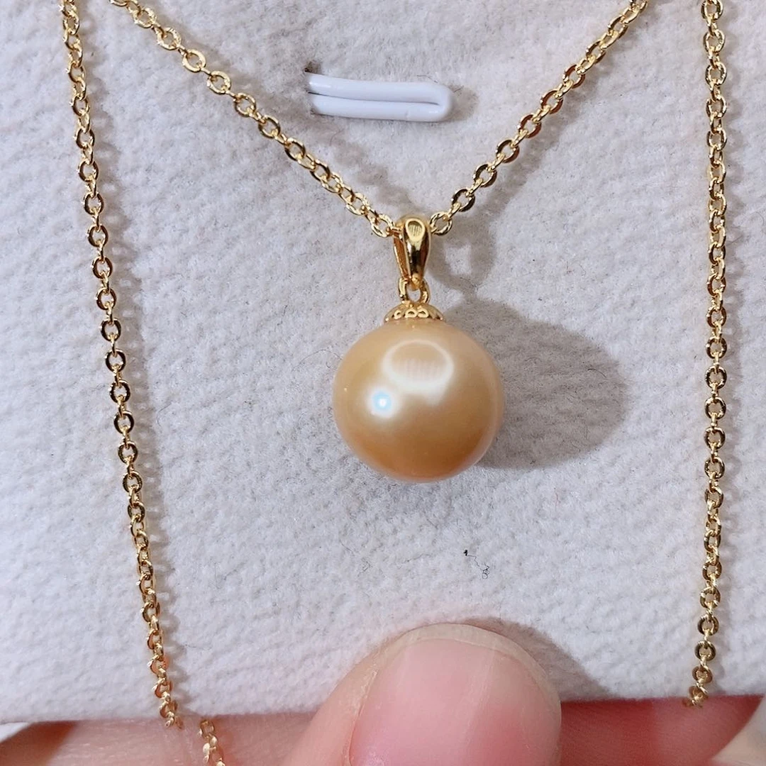 颈饰银S925镶嵌淡水珍珠