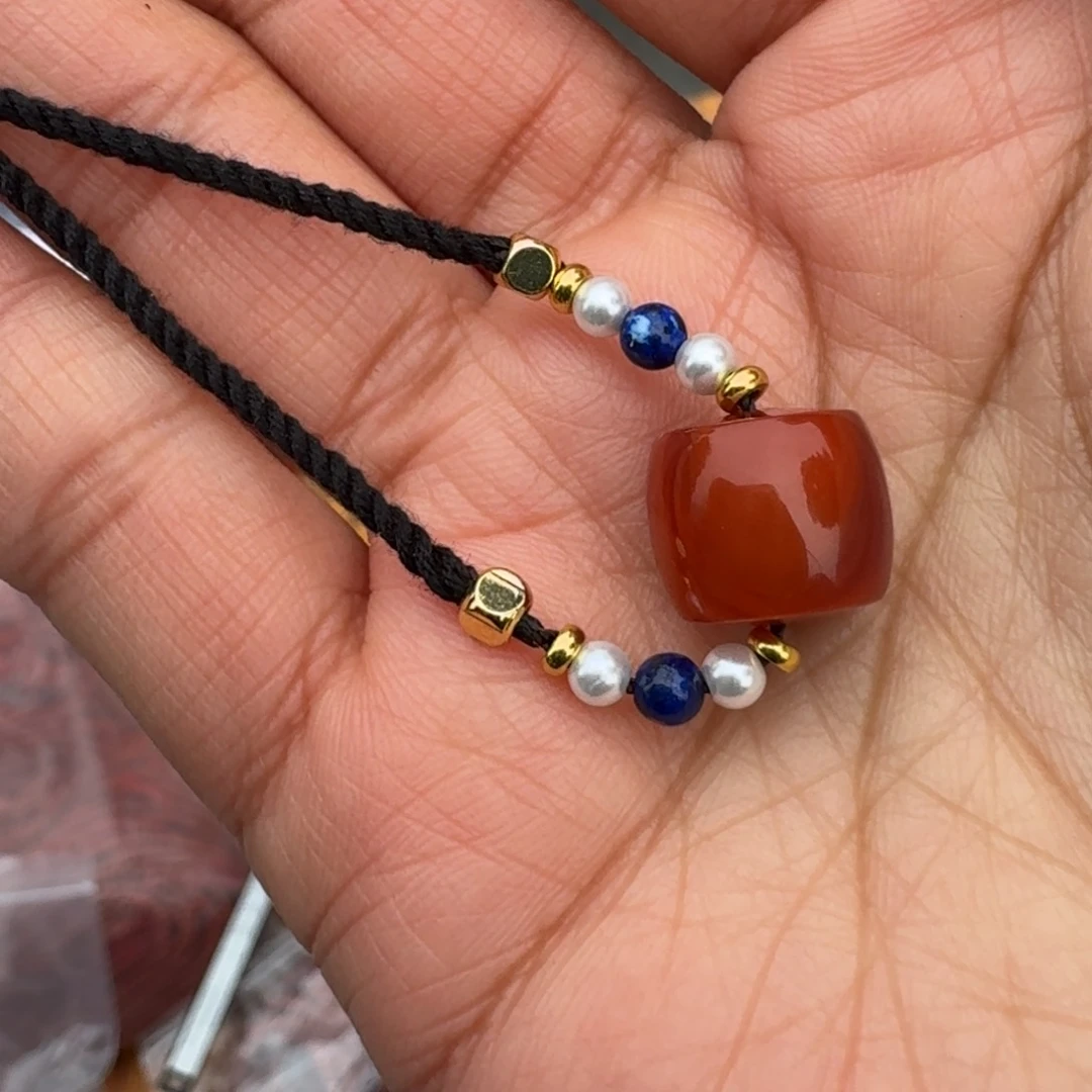 南红玛瑙颈饰未镶嵌南红单珠多样性拍一发一