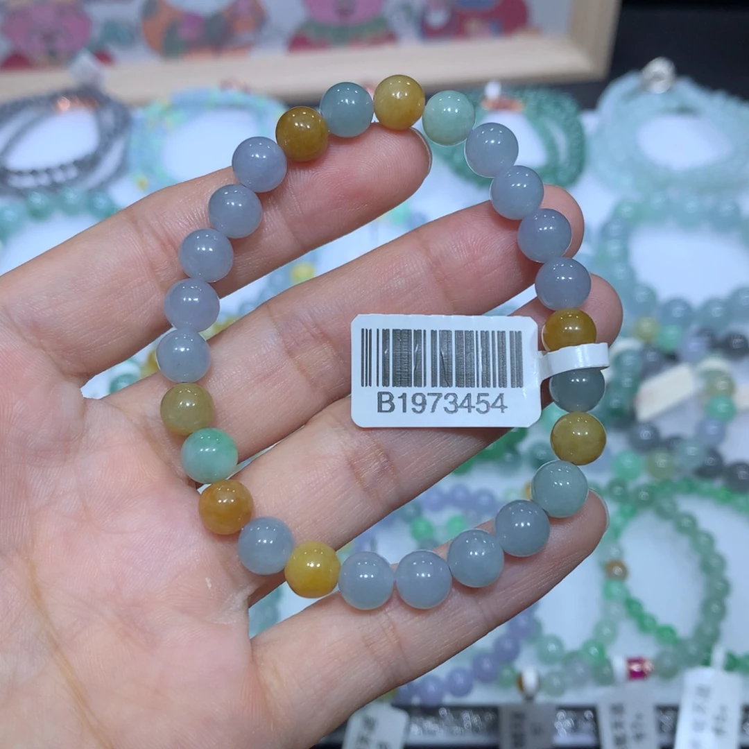 翡翠未镶嵌手链天然