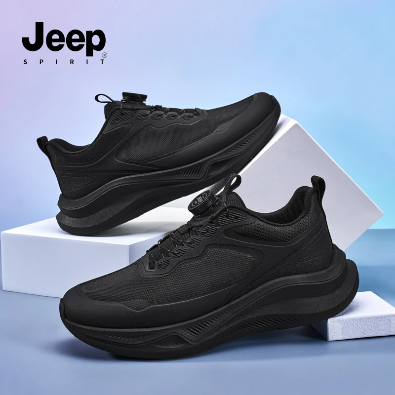 JEEPSPIRIT吉普休闲男鞋秋季运动跑步鞋透气百搭旅游鞋开车专用鞋