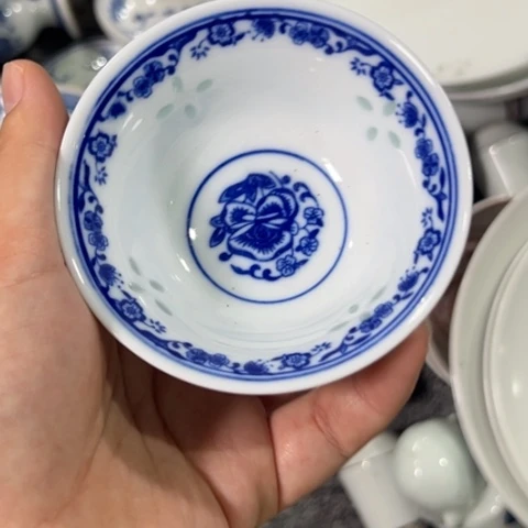 景德镇高温瓷陶瓷茶碗