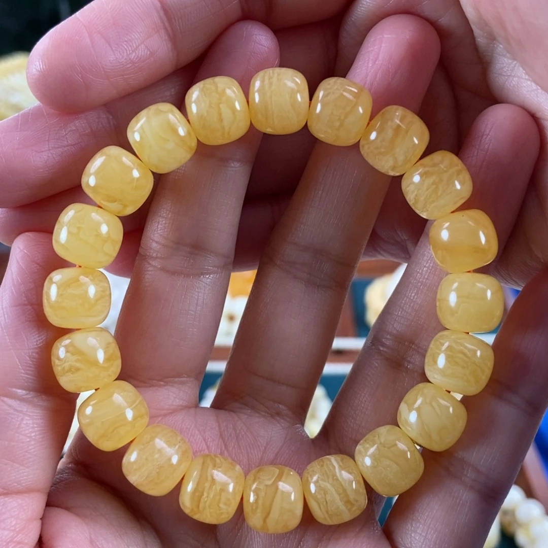 琥珀未镶嵌珠宝奇石11同料鸡油红虎皮老型16.6