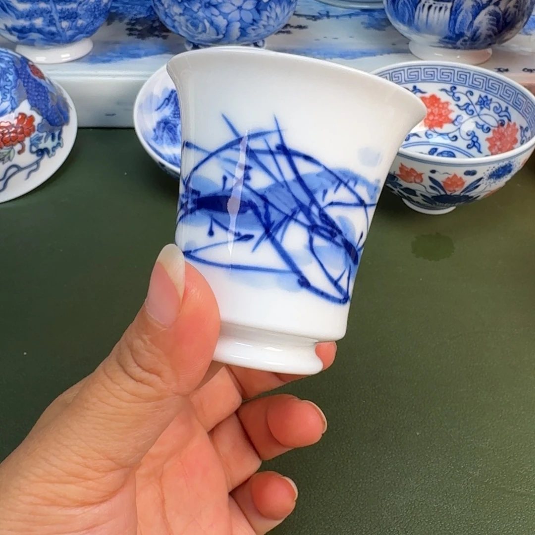 景德镇纯手绘茶具圆圆236