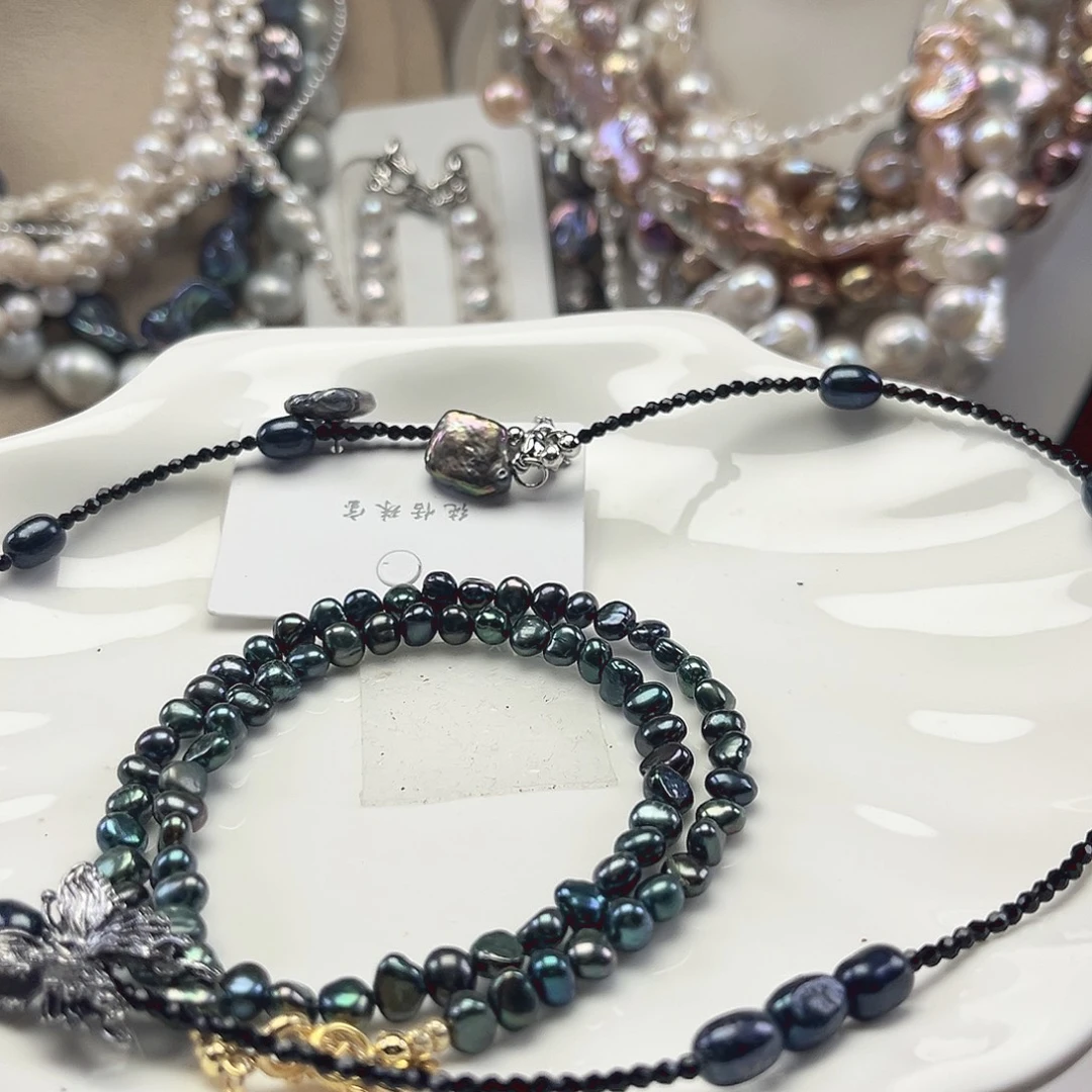 淡水珍珠未镶嵌套装【纯恬】