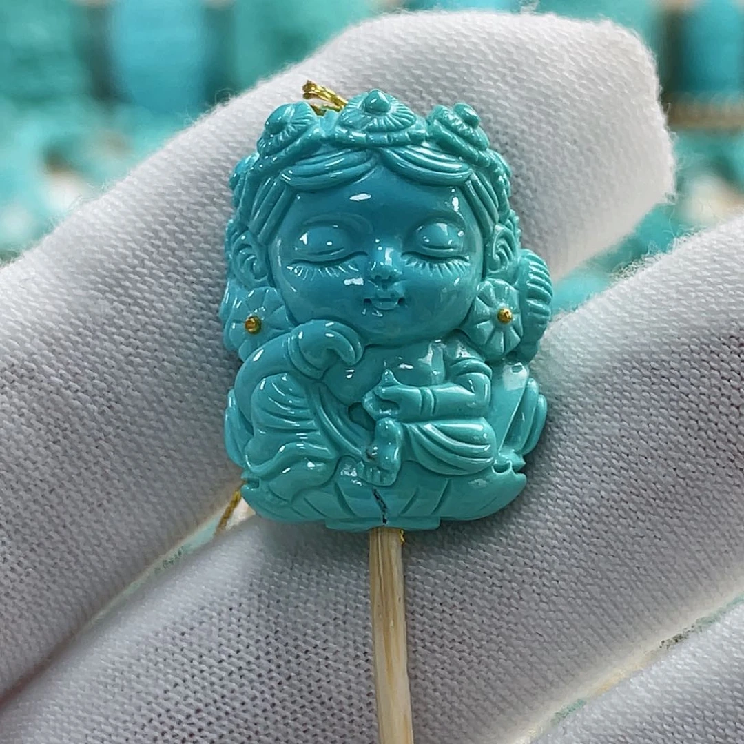 绿松石珠宝奇石未镶嵌