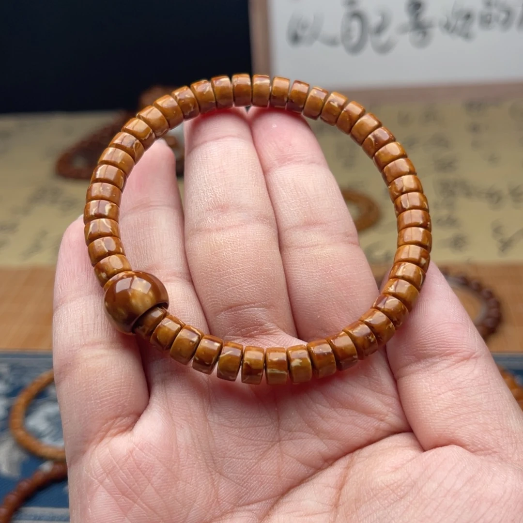 紫金鼠手串74花皮药片