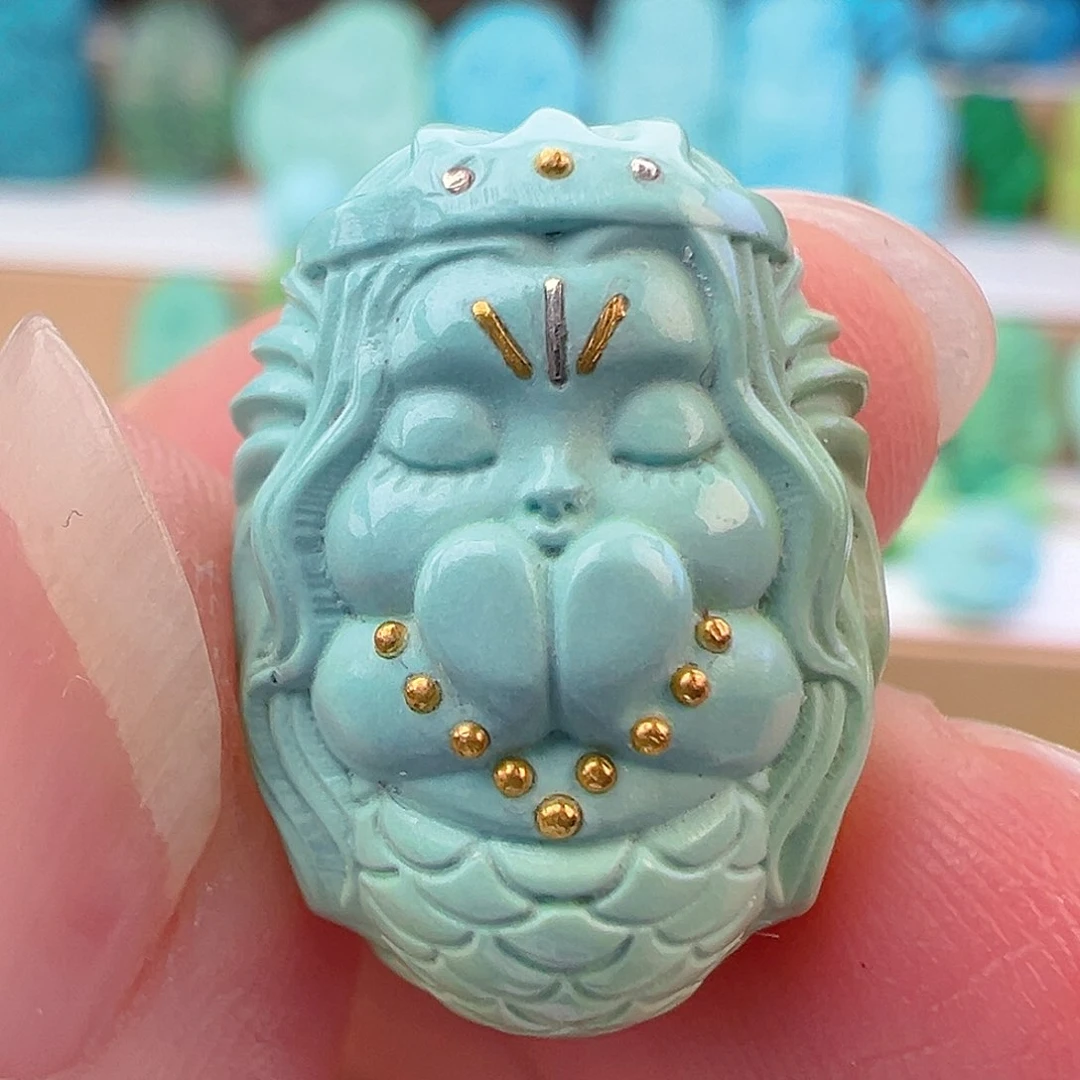 未镶嵌绿松石项链