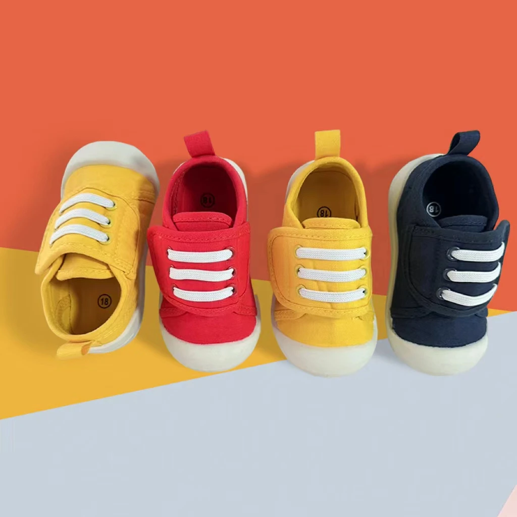 【清仓】四季款宝宝魔术贴学步鞋软底防滑小童机能鞋透气儿童稳步鞋