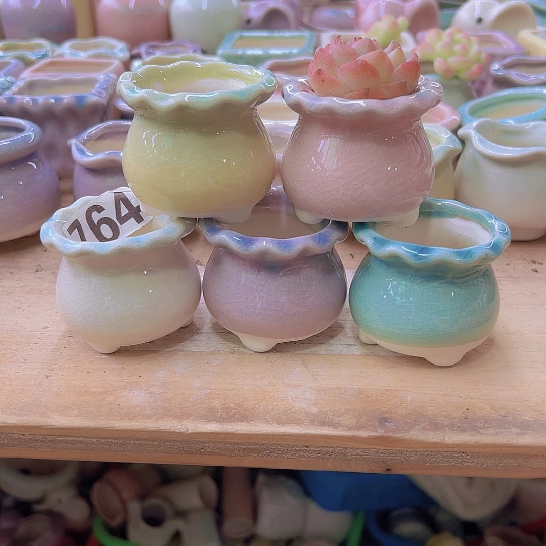 陶瓷花盆单场凑满12包邮