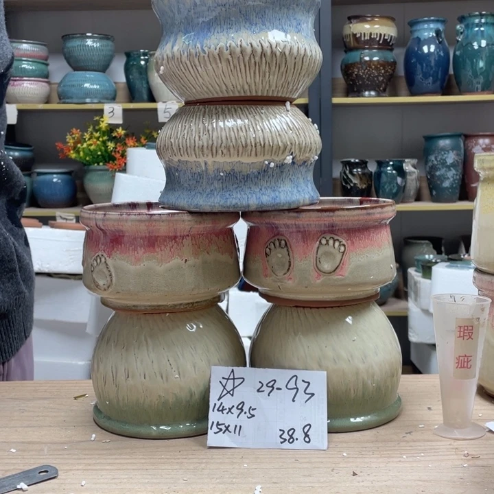 紫砂花盆多肉花盆微瑕93