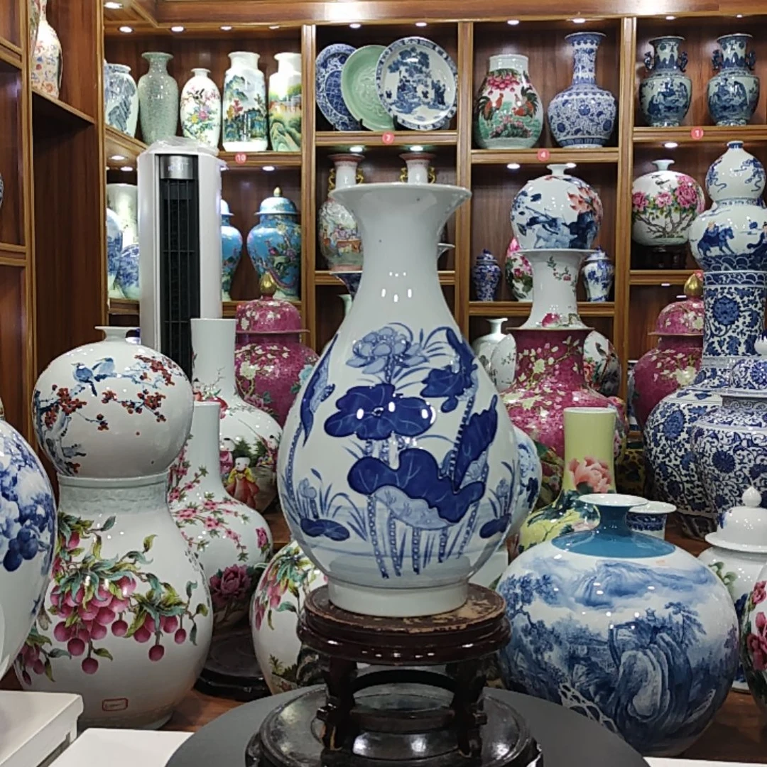 瓷片景德镇陶瓷花瓶子