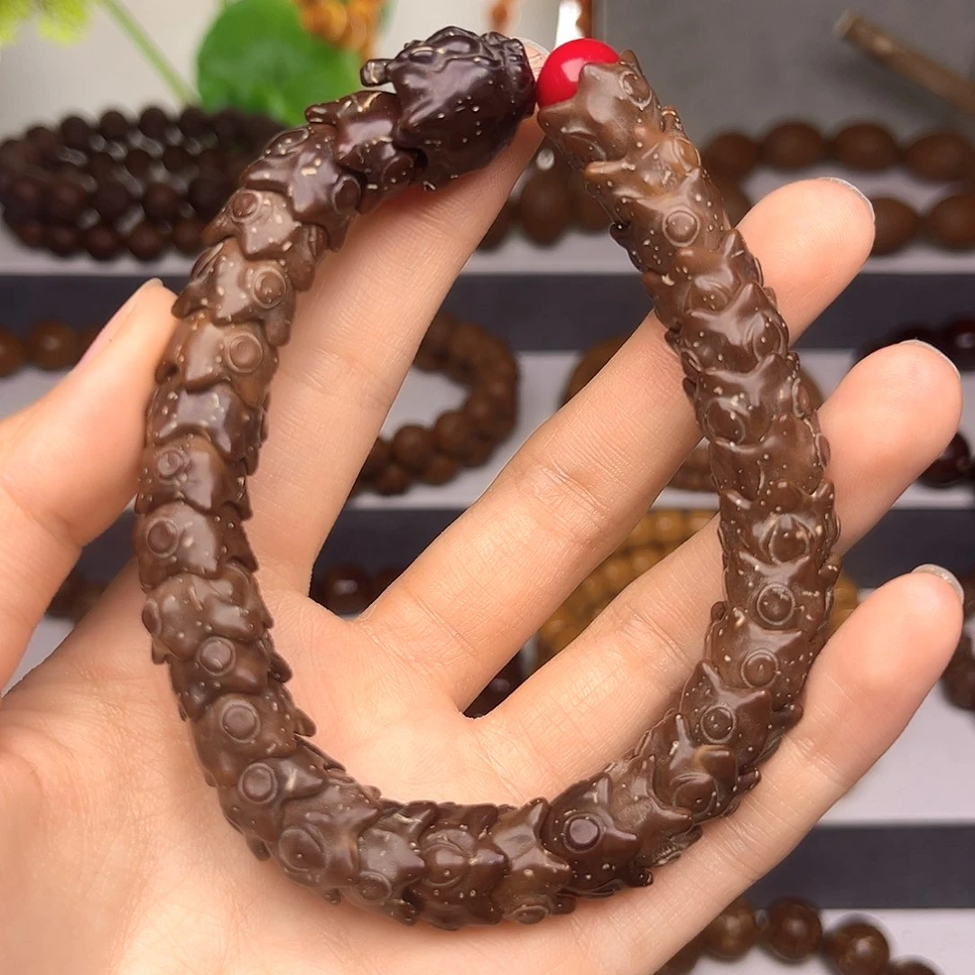 紫金鼠手串【福利款】雕刻龙骨12