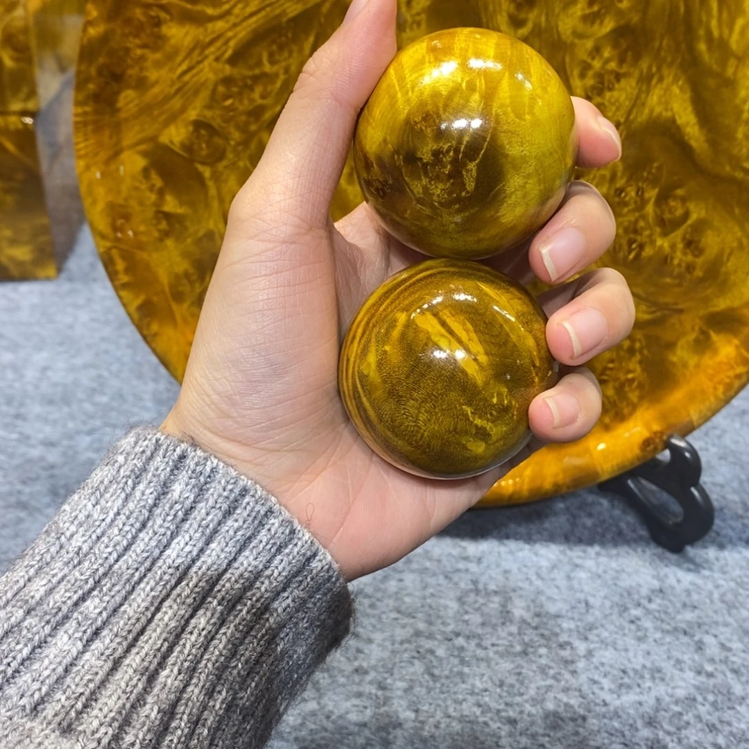 香榧木黄金樟手球