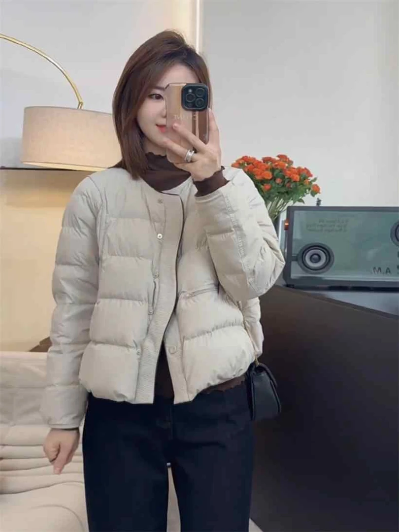 【路姐专属】高端优质白鸭绒2025冬季新款时尚百搭保暖女短款羽绒服