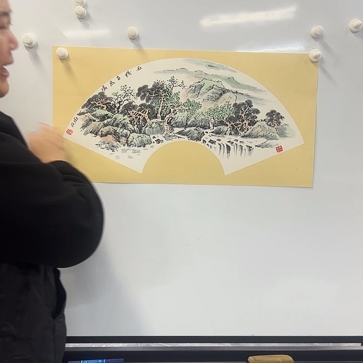 国画山水画作品手绘