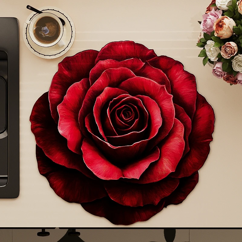 硅藻泥厨房台面沥水垫洗碗池水龙头吸水垫浴室卫生间洗漱台面垫子