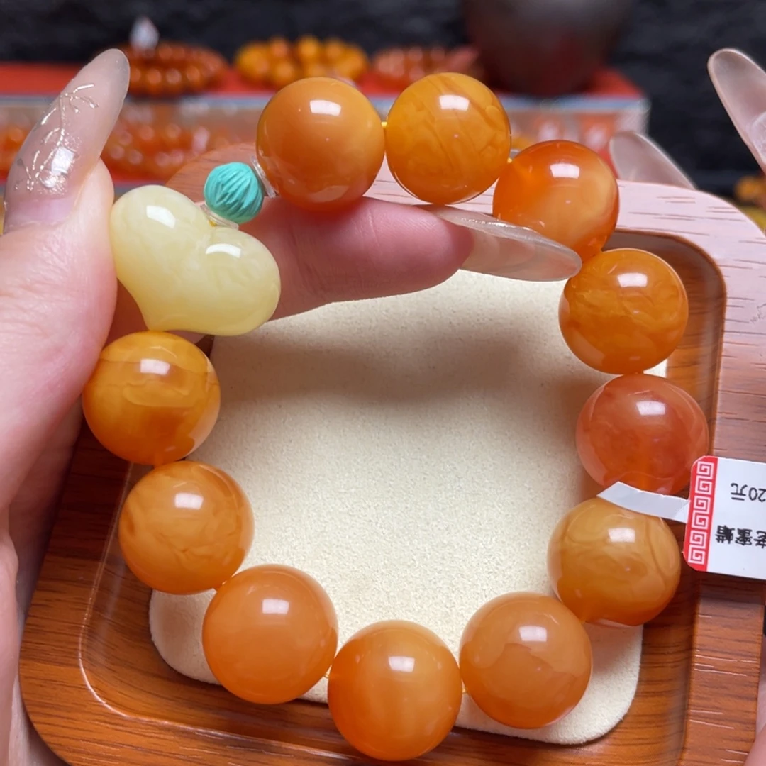 手链蜜蜡未镶嵌手串