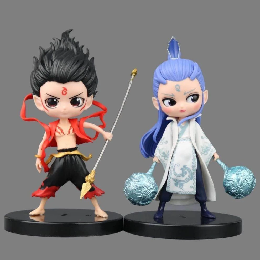 爆款正品哪吒之魔童降世敖丙哪吒手办生日礼物汽车装饰品桌面摆件