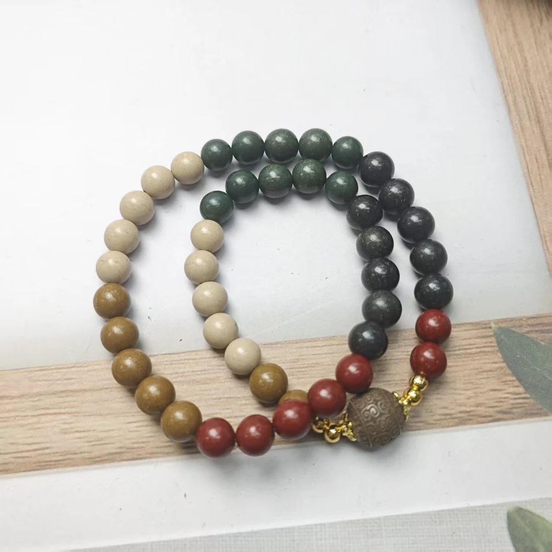 非金属木质手链 【很全乎】多宝合香双圈手链8+(多样发其一) YS133