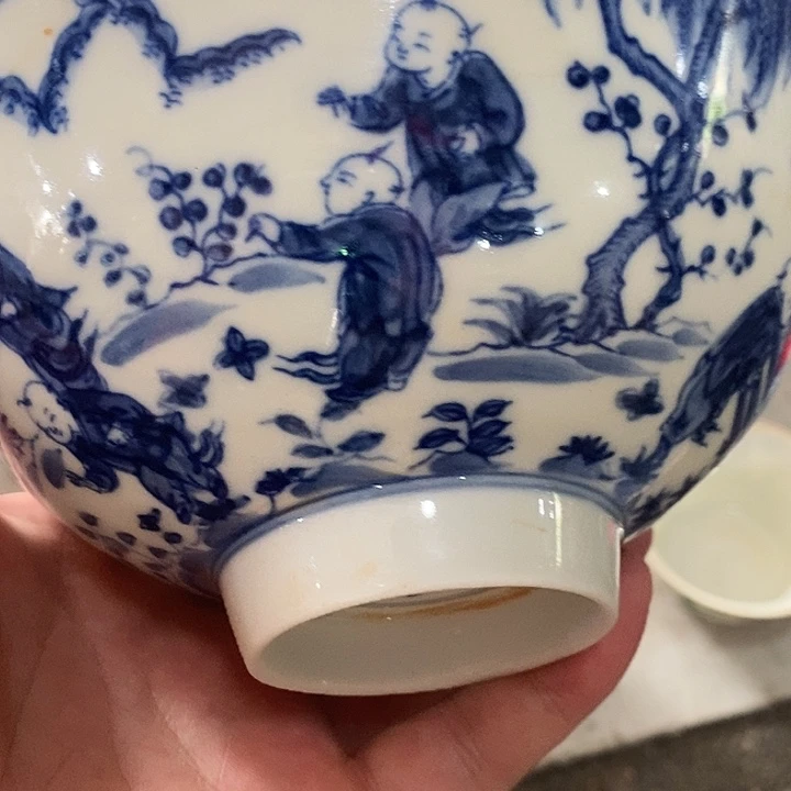 白***杰青花碗东西漂亮大气