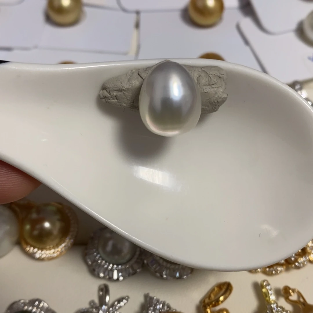 海水珍珠颈饰银S925镶嵌