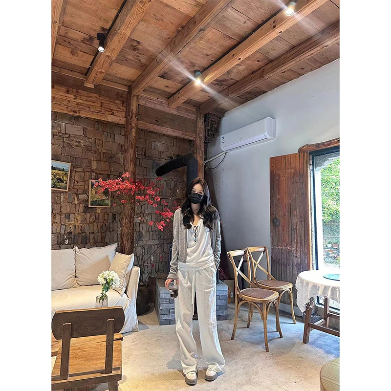 【夏日清爽】春夏季拖地阔腿裤