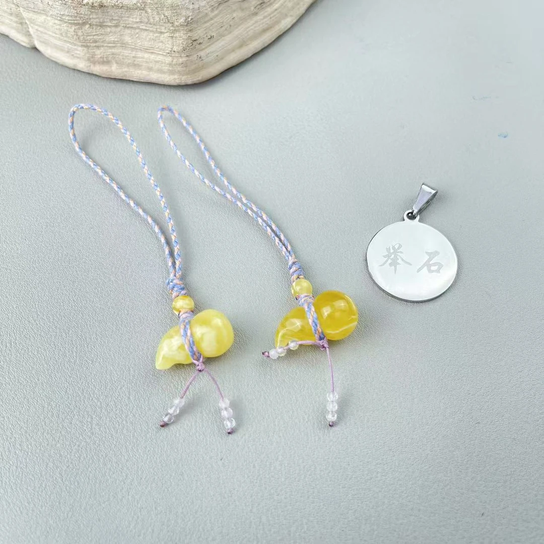 【举石精选】X03-1195-903蜜蜡挂件（一件/多样性发/约20*11mm+）N