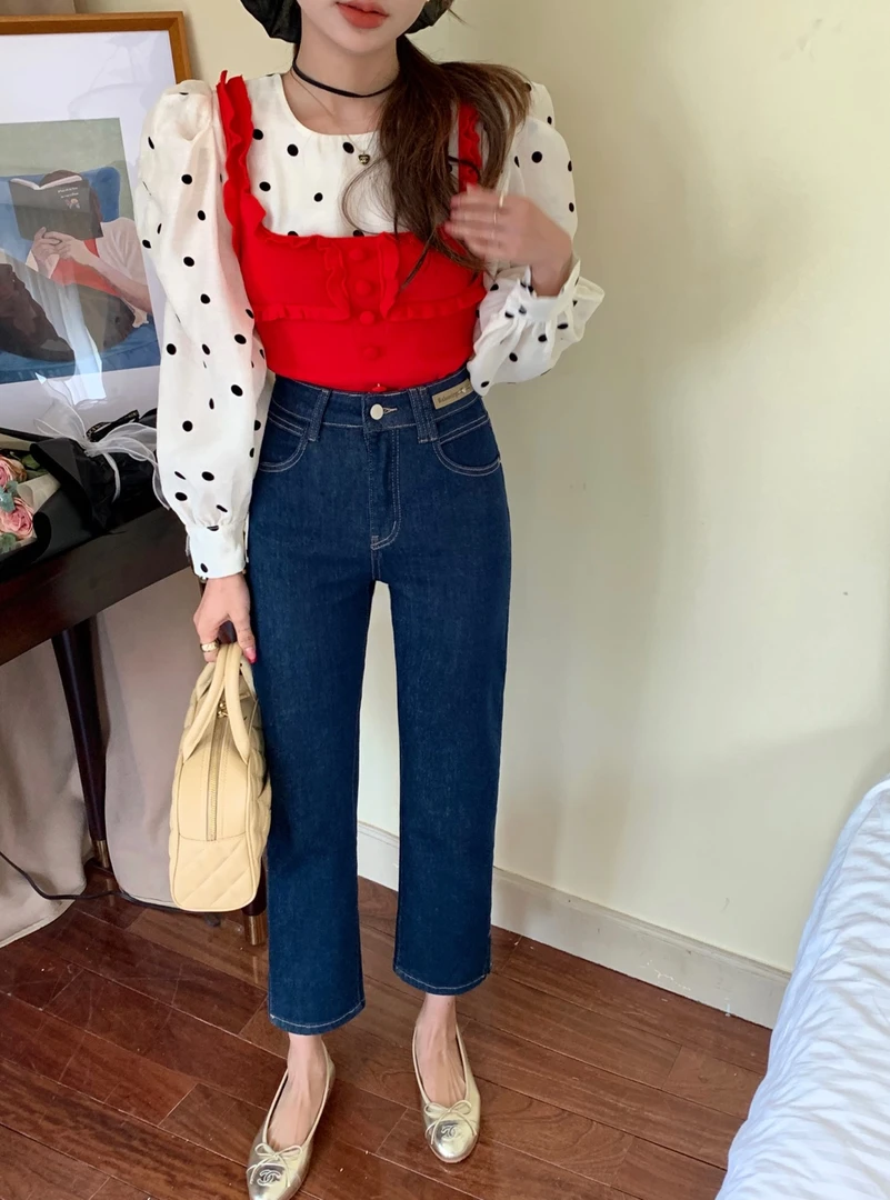 【22823】零壹家 CLY 四面弹 弹力小个子烟管法棍裤 春款 简约风