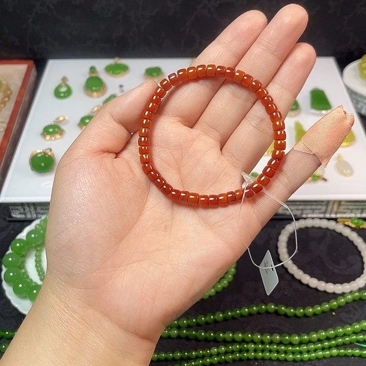 未镶嵌手串南红玛瑙