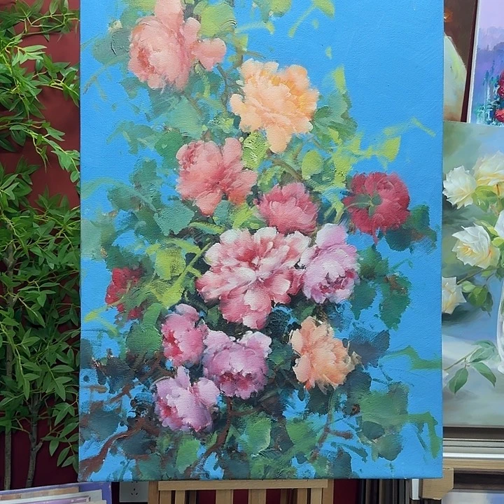 油画油画作品入选全国美展并获奖