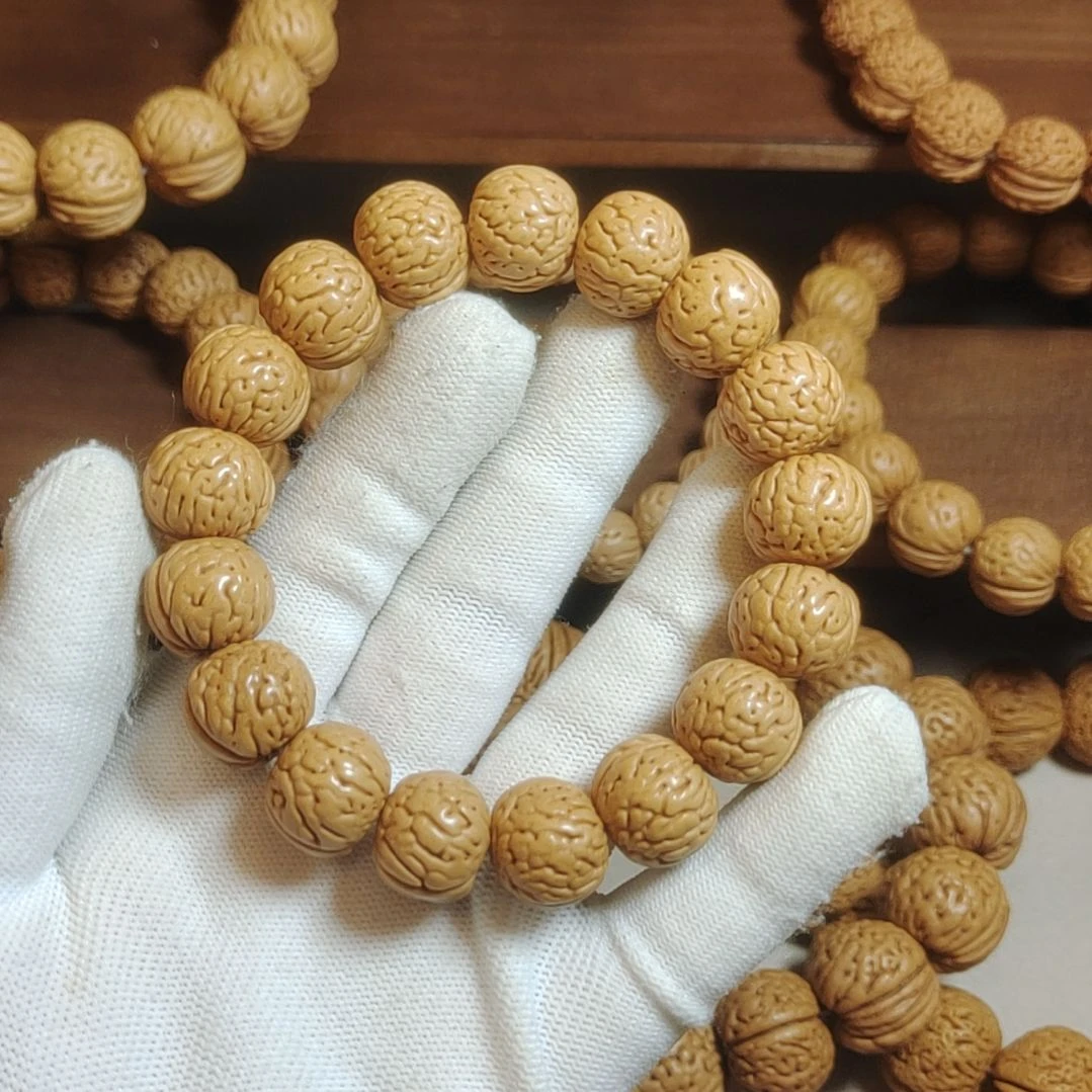 桃核手串烟****你金丹手串