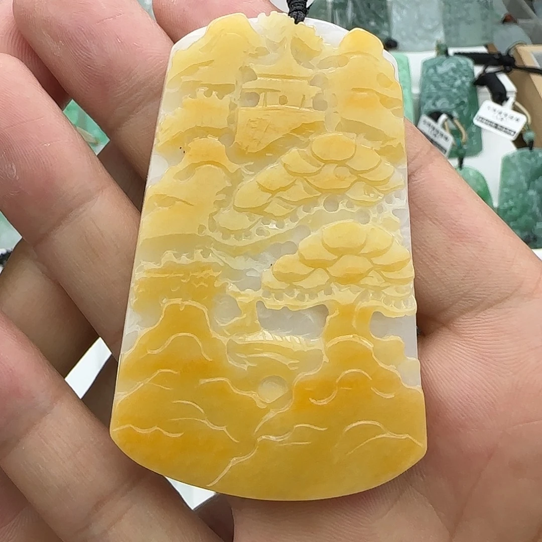 颈饰未镶嵌翡翠翡翠