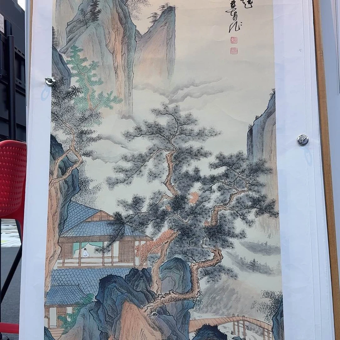 国画多次参加国内外大型