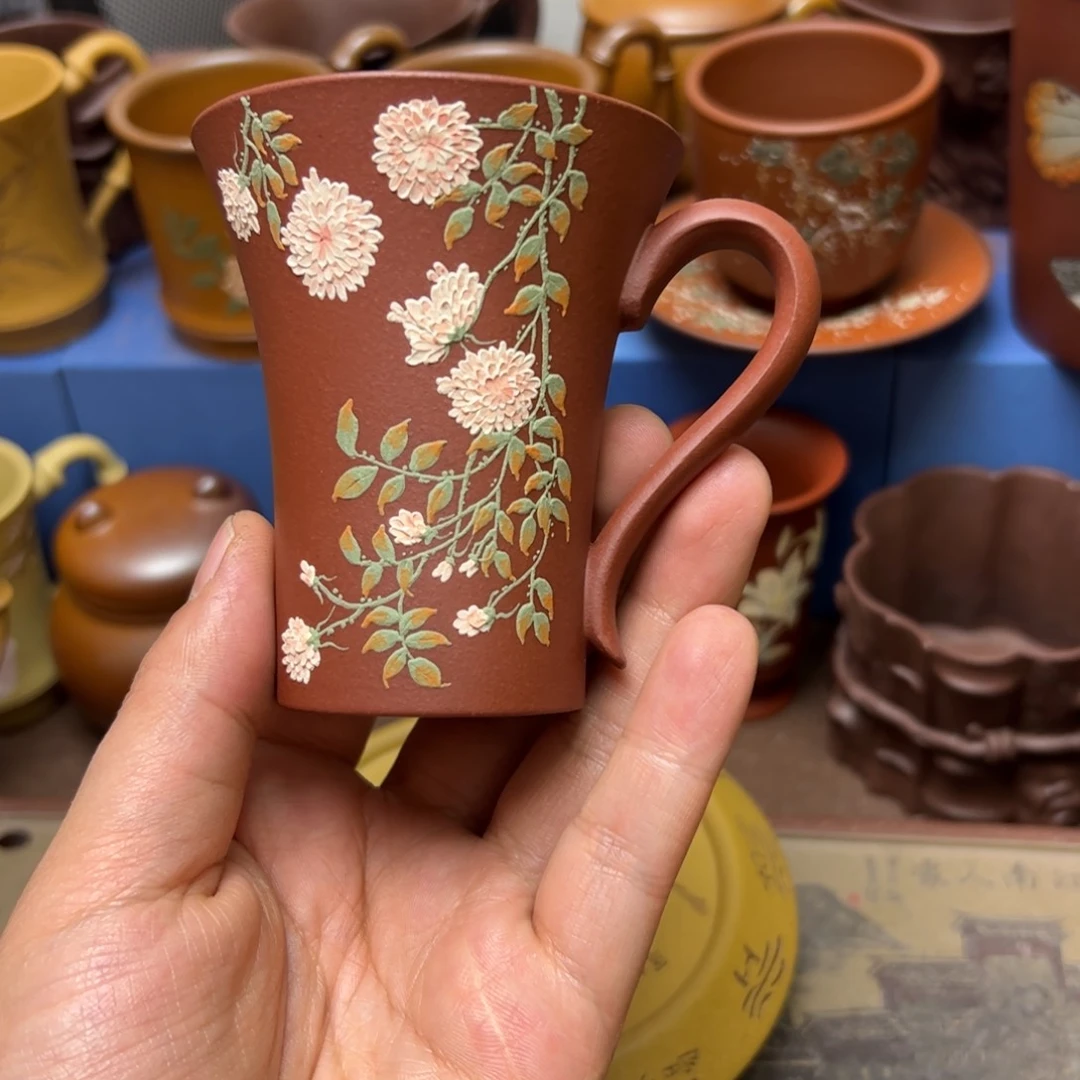 紫砂茶杯紫砂主人杯120cc