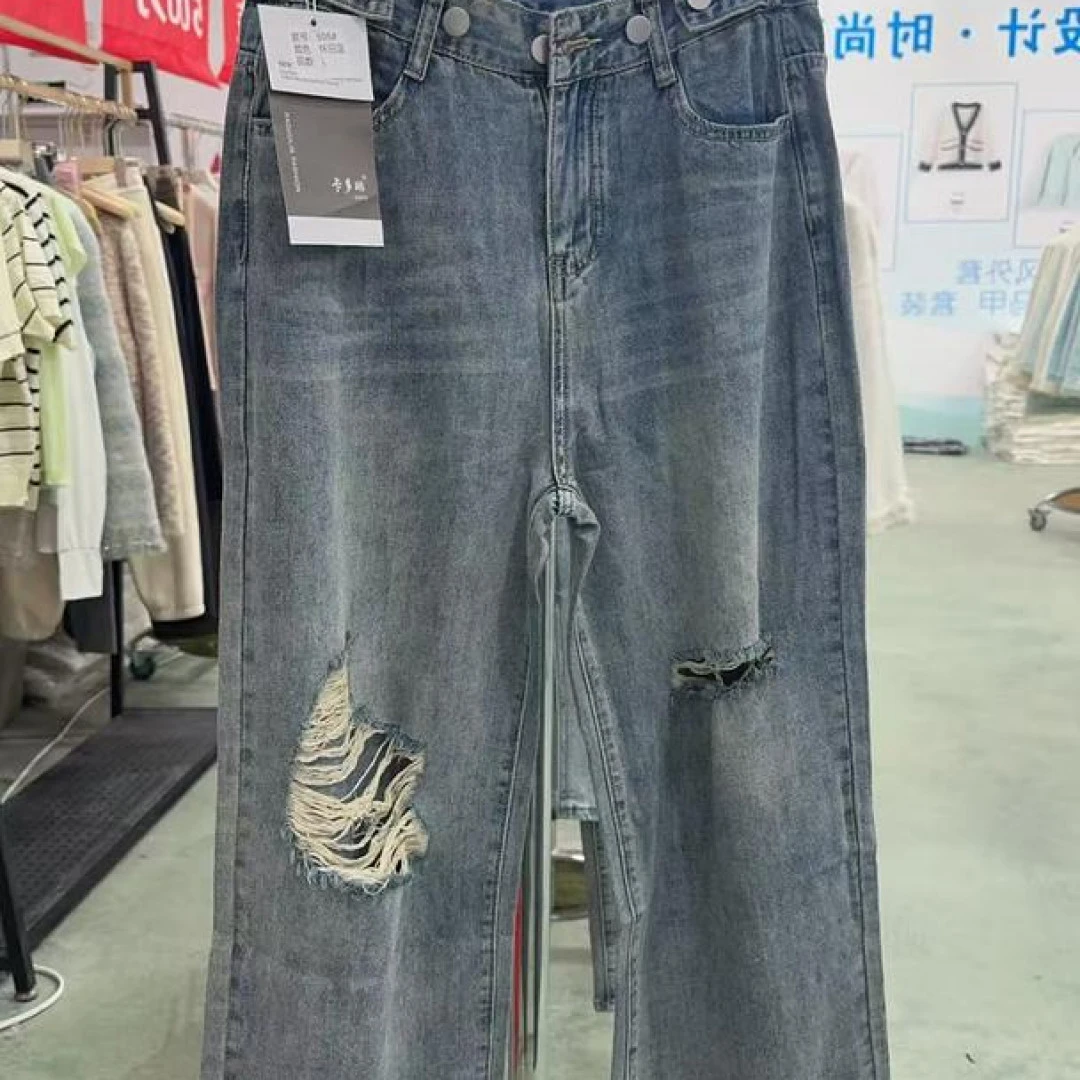 【王哥精选】新款高腰显瘦牛仔裤N-605