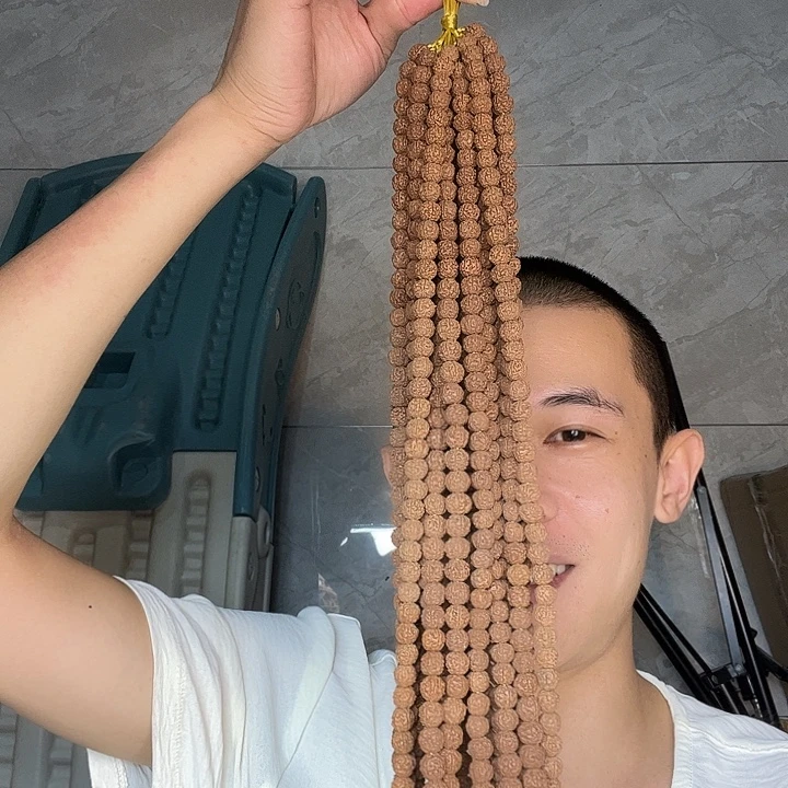 手串金刚菩提麦穗龙9左右114颗没有钢丝刷保手持