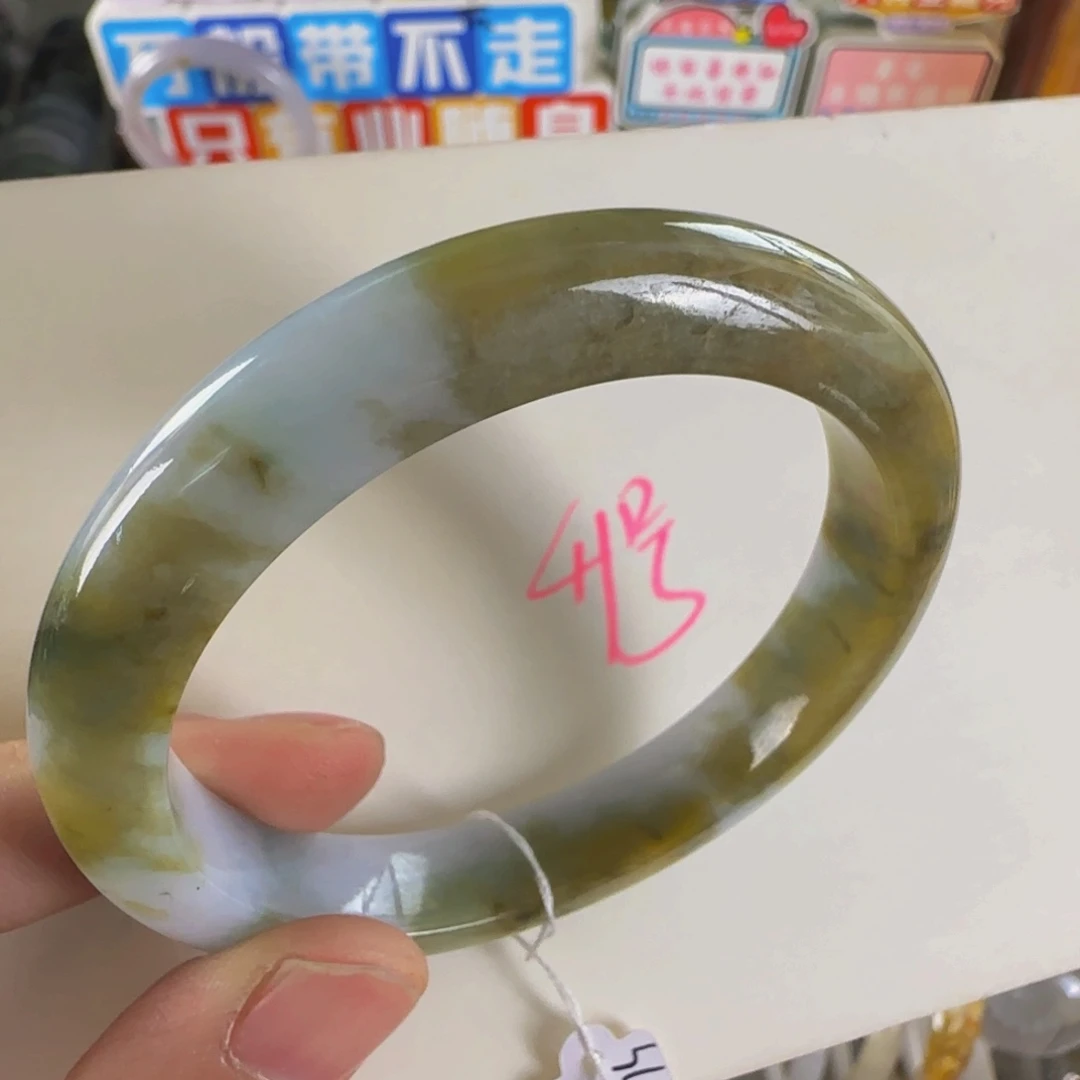未镶嵌手镯翡翠老坑55