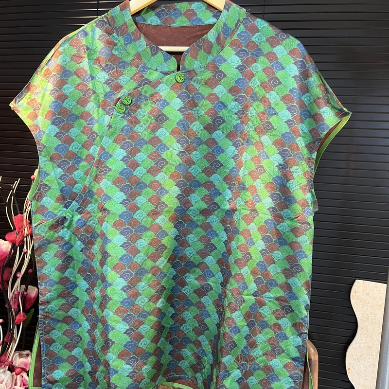 猫家YZM新中式国风春夏新款斜襟盘扣百搭显瘦打底上衣