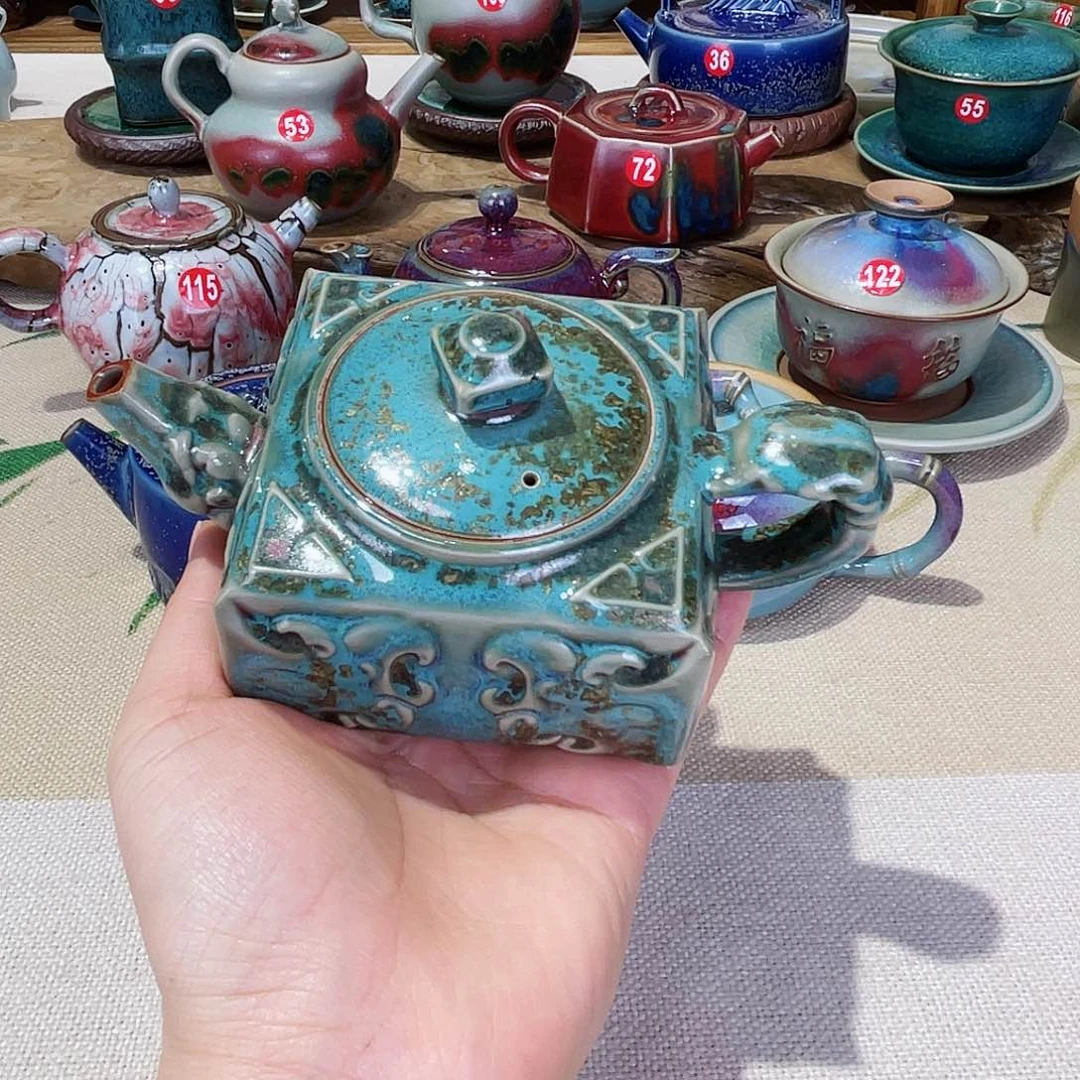 壶禹州钧瓷艺术作品