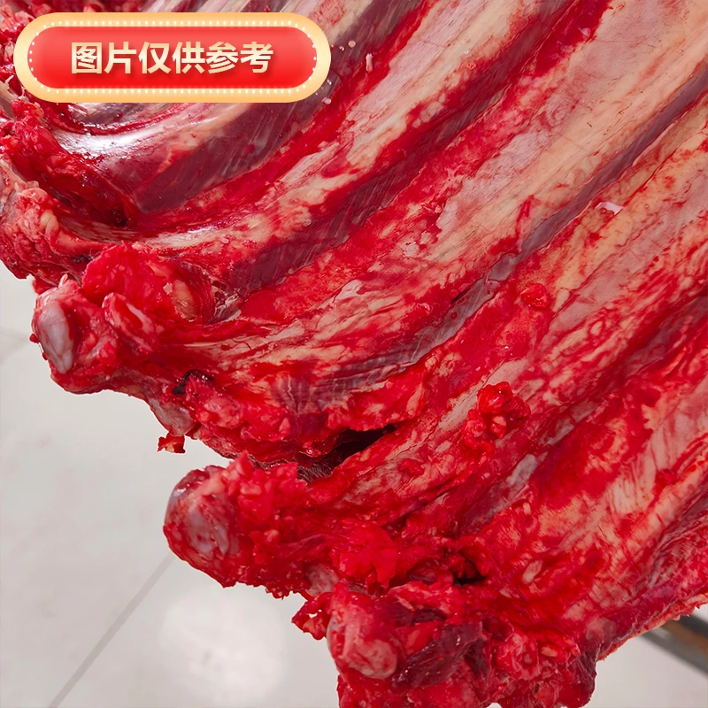 【带骨肋排】新疆哈萨克牛4斤赛尔草原有机草饲现宰鲜冻空运发出