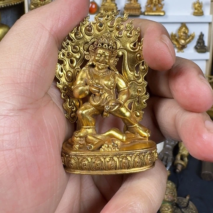 酸***丁喜马拉雅黑财神铜鎏金