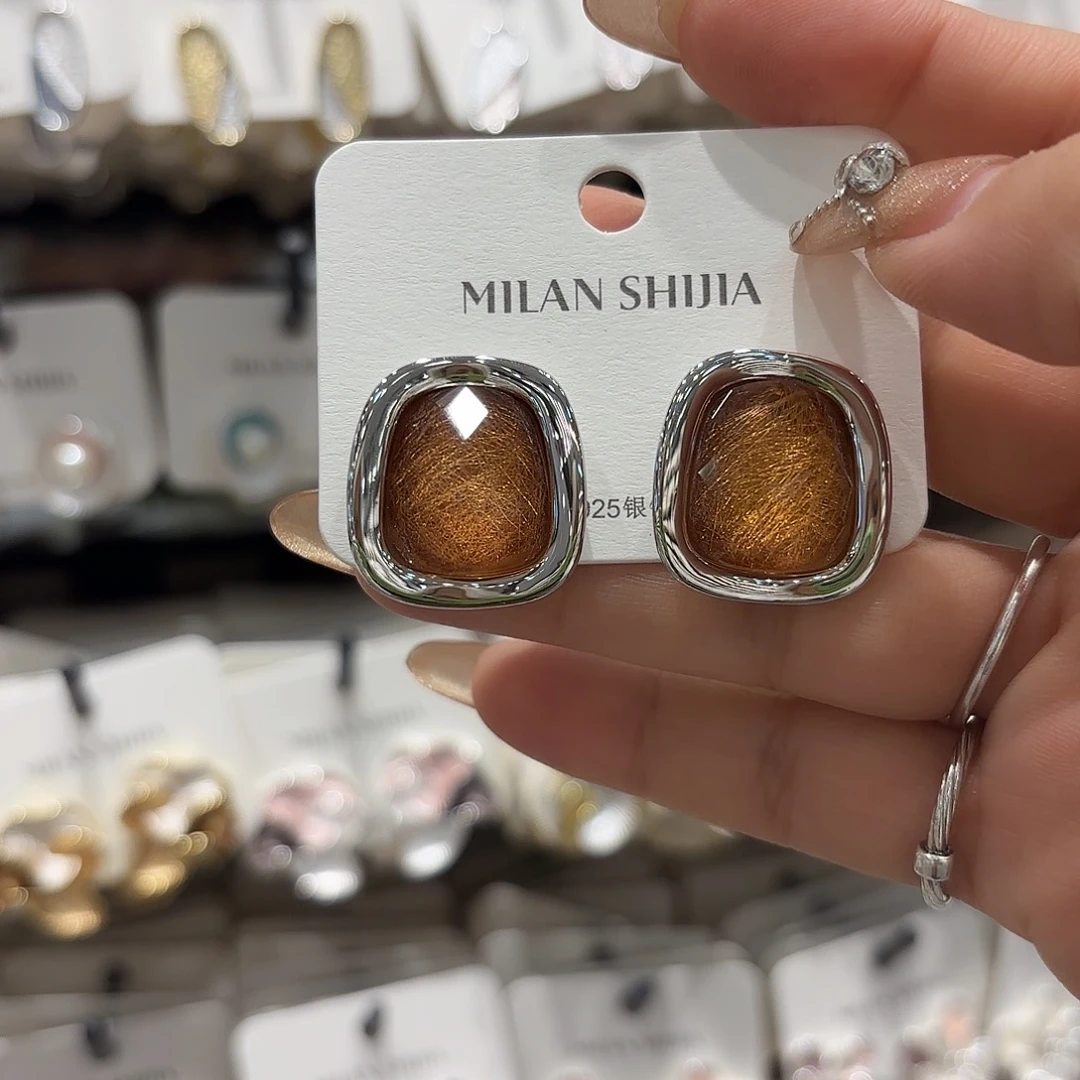 铜合金925银耳钉的