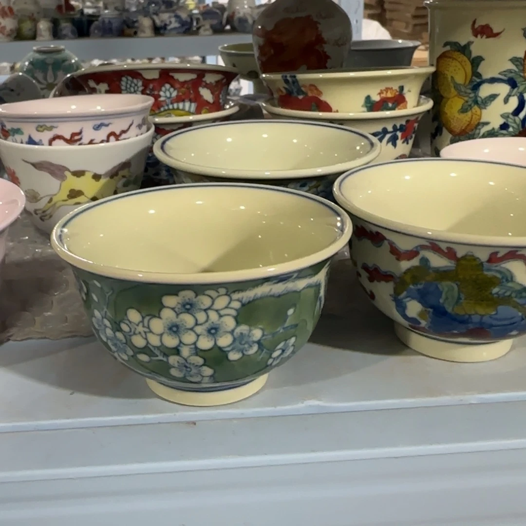 手绘瓷器全部处理