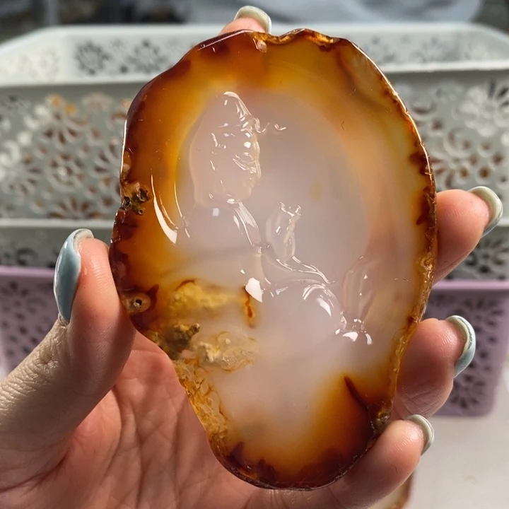 玛瑙/玉髓吊坠(不含链)未镶嵌