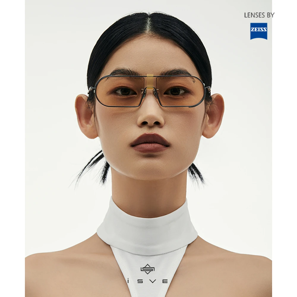 iSVE时尚个性设计款墨镜  镂空款式防紫外线彩色太阳眼镜 JS20507