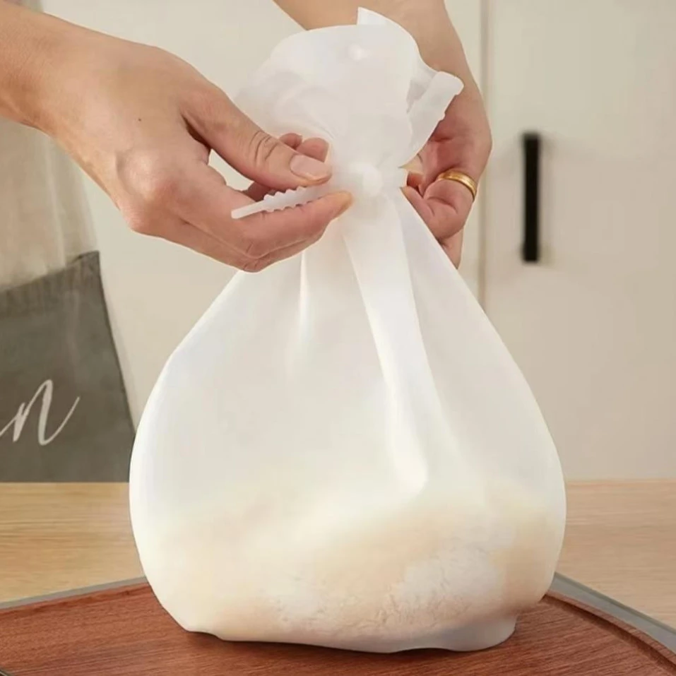 {居家必备}不粘手硅胶揉面袋和面袋 醒发面袋烘焙烘培袋和面袋