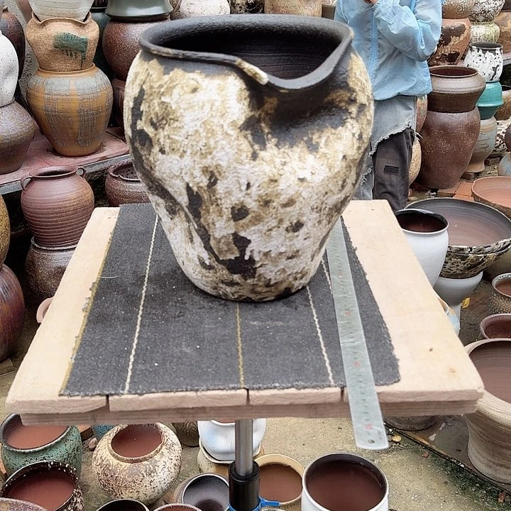 紫砂花盆高度32口径23