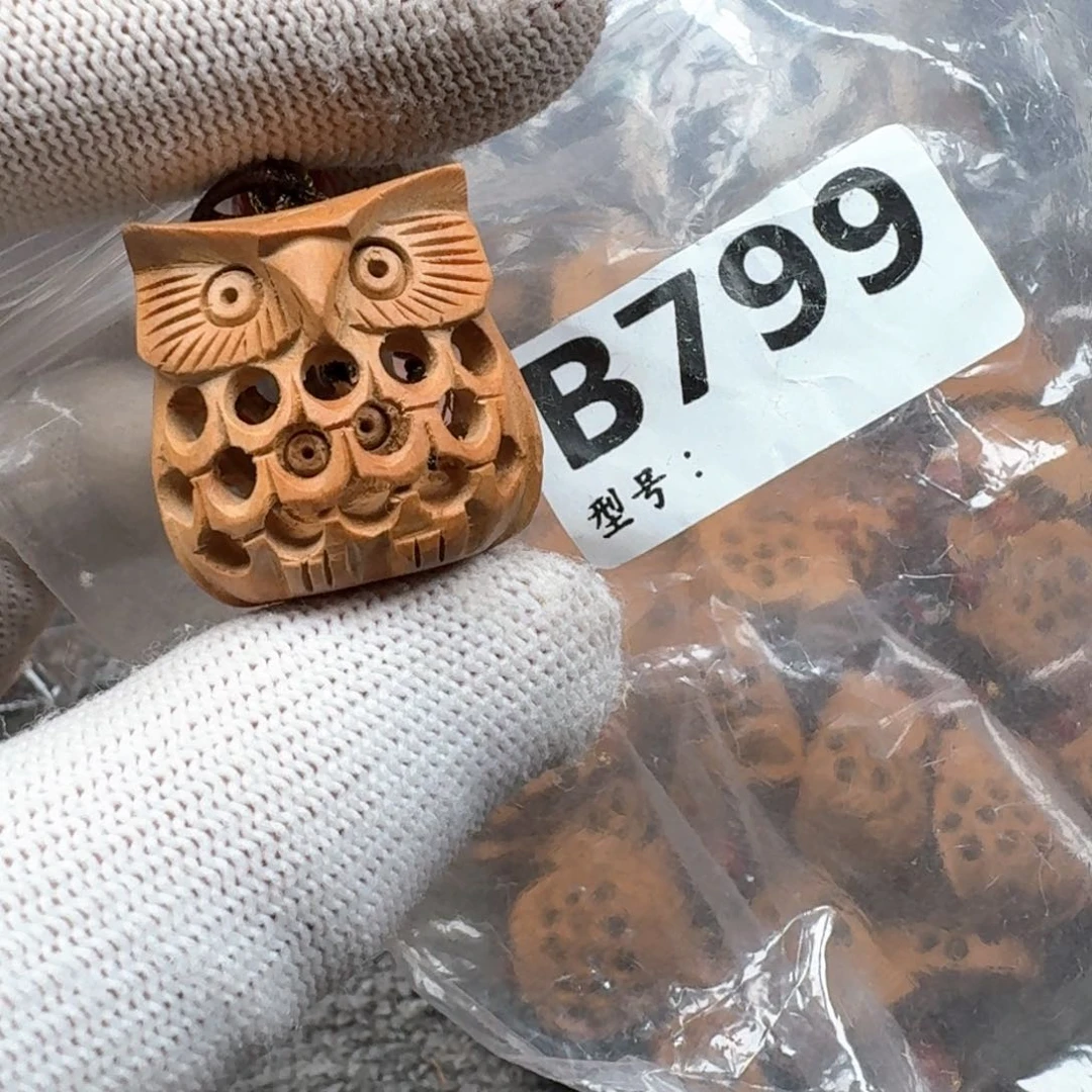 檀香木手串/手链迈索尔猫头鹰